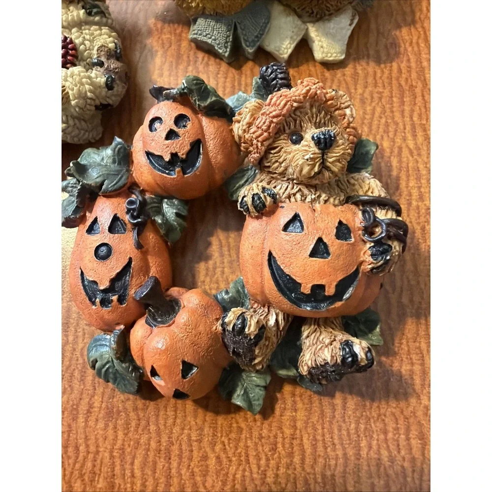 Boyds‎ Bears Holiday Pins Brooch Lot: Valentines, Halloween, Thanksgiving